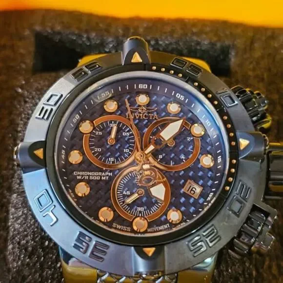 Invicta 50MM Subaqua 28629 with Swiss Ronda Z60 Midnight Blue
